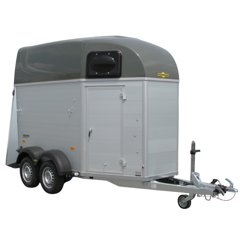 Humbaur Equitos Alu 2000 mit Sattelkammer – Pferdeanhänger 2000 kg