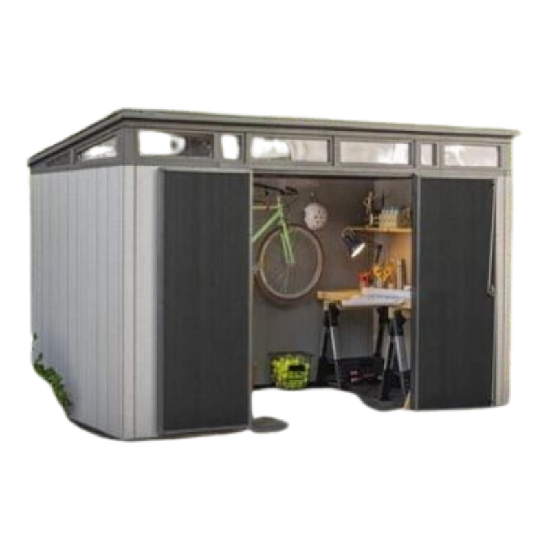 Keter Artisan 117 Kunststoff-Gerätehaus 7,4 m² in Grau | – Bild 2
