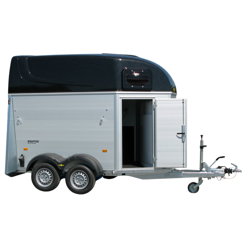 Humbaur Equitos Alu Plus 2400 Sattelkammer & Seitentrittschutz – Bild 3
