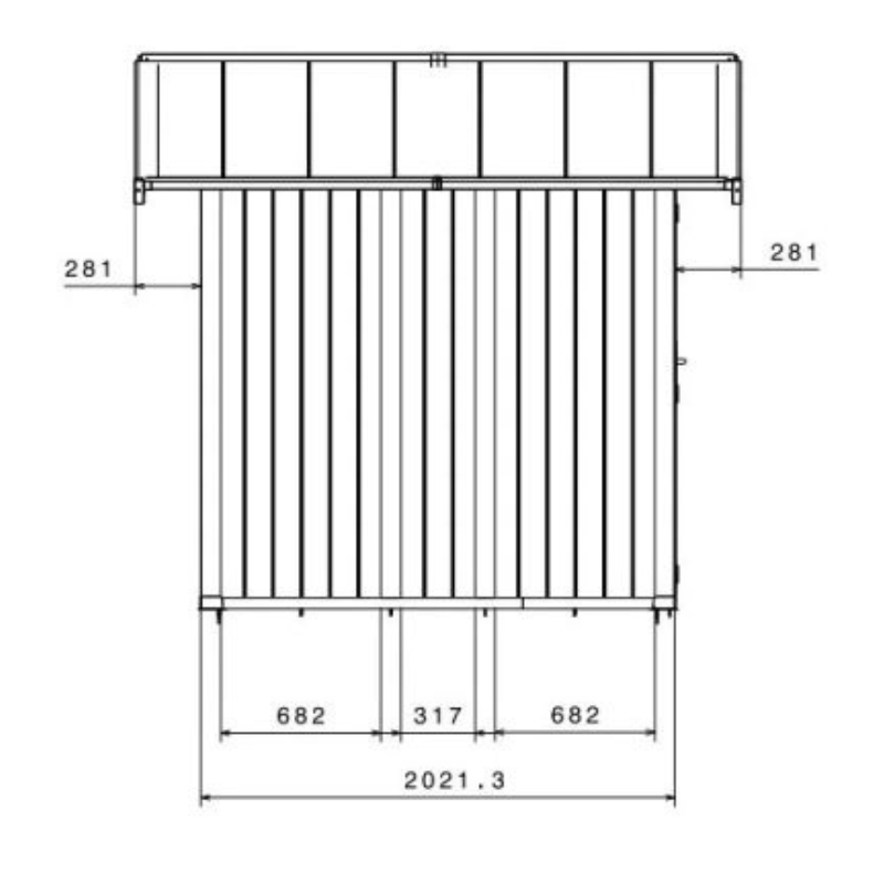 Grosfillex Kunststoff-Gerätehaus UTILITY 4,9 m² (Graublau/Weiß) – Bild 4