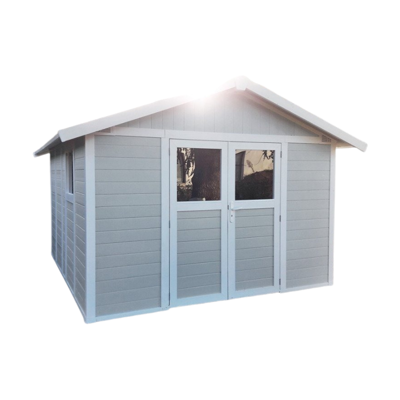 Grosfillex DECO PVC-Gartenhaus 11,2 m² – Wartungsfreies Premium-Gartenhaus 26 mm mit Doppeltür und Fenster – Bild 7