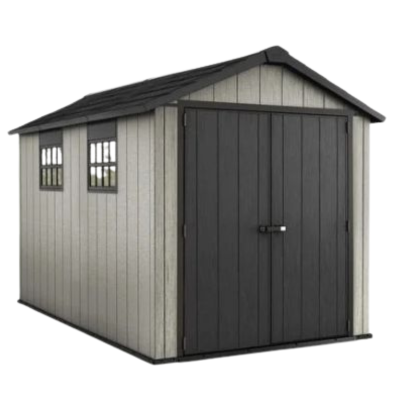 Keter Oakland 7511 Kunststoff-Gerätehaus 7,2 m² in Grau