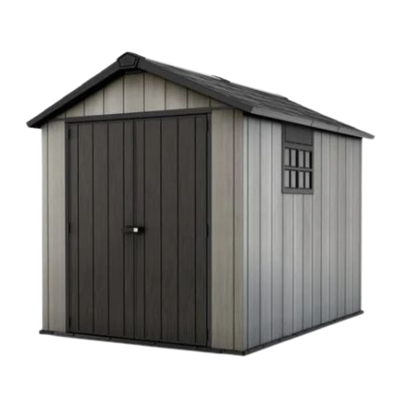 Keter Oakland 759 Kunststoff-Gerätehaus 6 m² in Grau