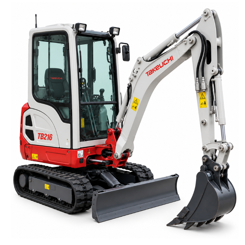 Takeuchi TB216 Minibagger gebraucht – Bild 3